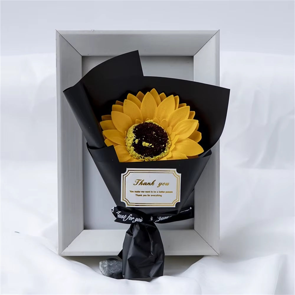 Mini Rose Soap Flower Bouquet Home Wedding Decorations Artificial Flowers Valentine'S Day Birthday Thanksgiving Festival Gift